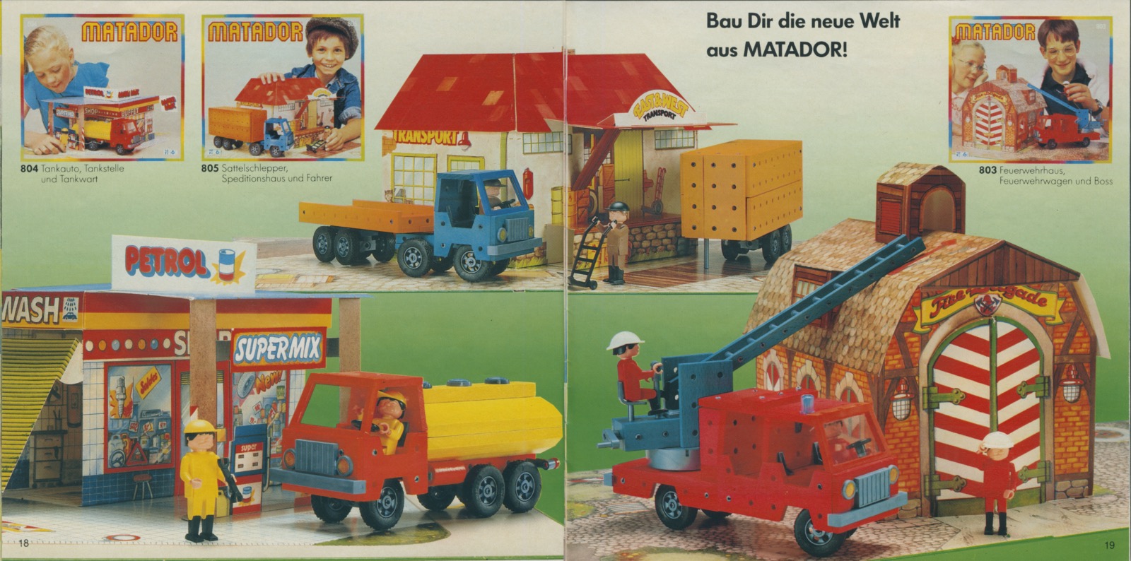 Matador-Katalog von 1985 Seiten 18, 19