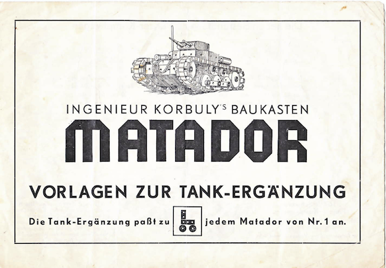 Vorlagen zur Tank-Ergnzung von 1938