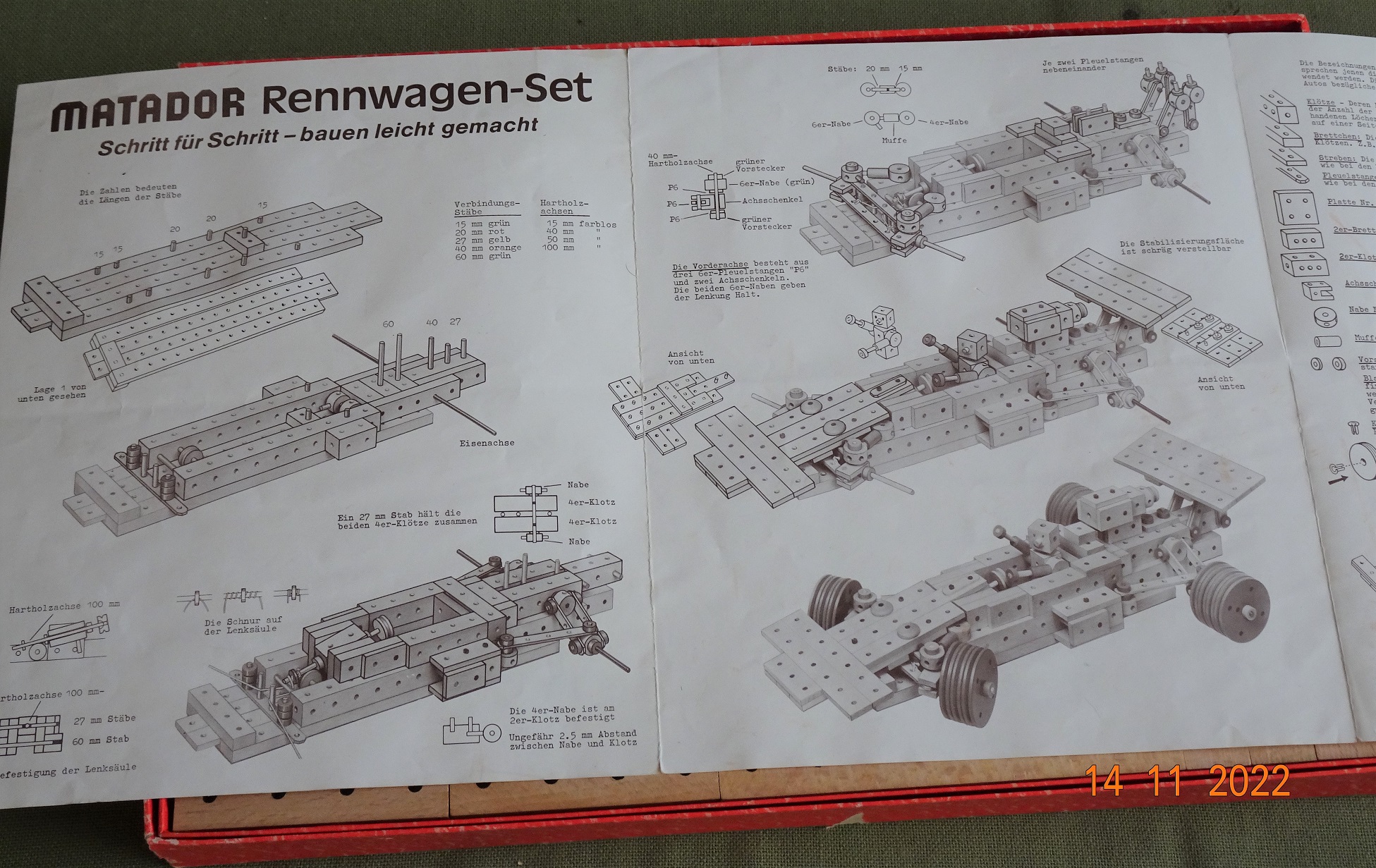 Vorlage Rennwagenset