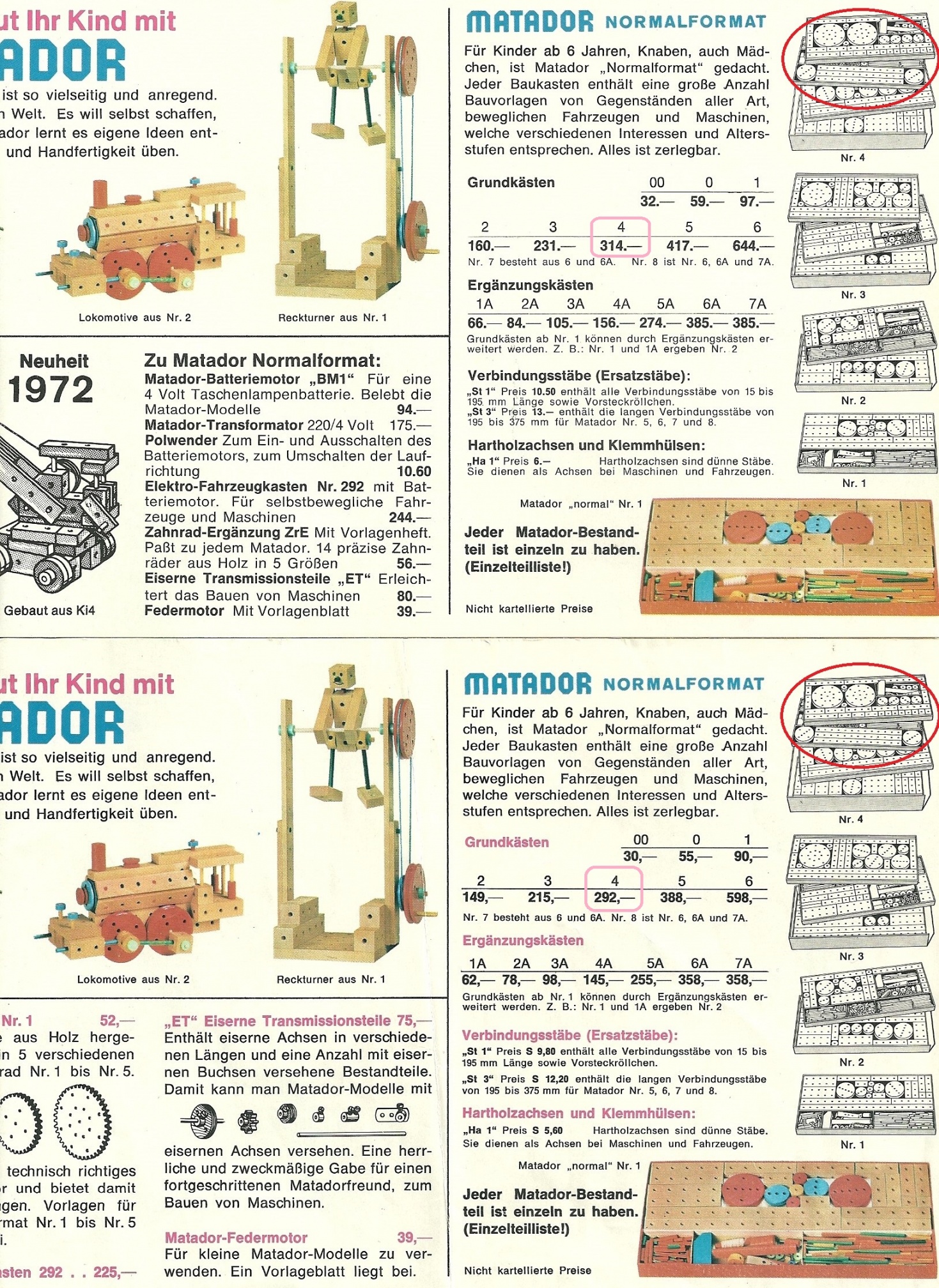 Prospekte 1971/72