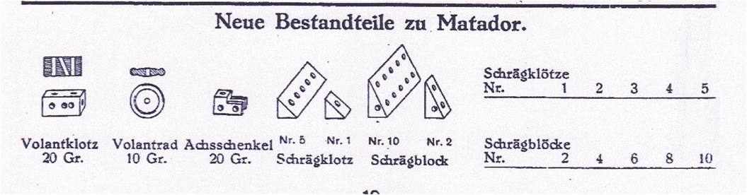 Schrägteile