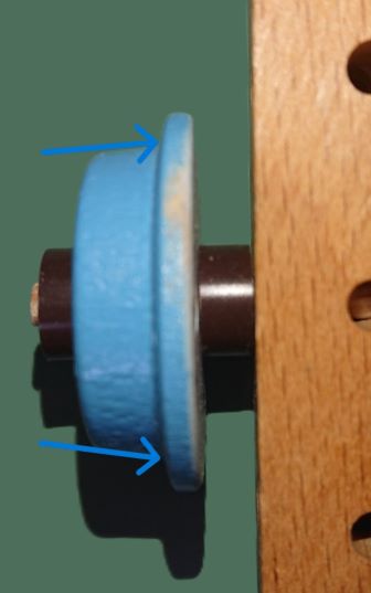 Spurkranzrad mit leicht konischer Laufläche (original Matador) 1.JPG