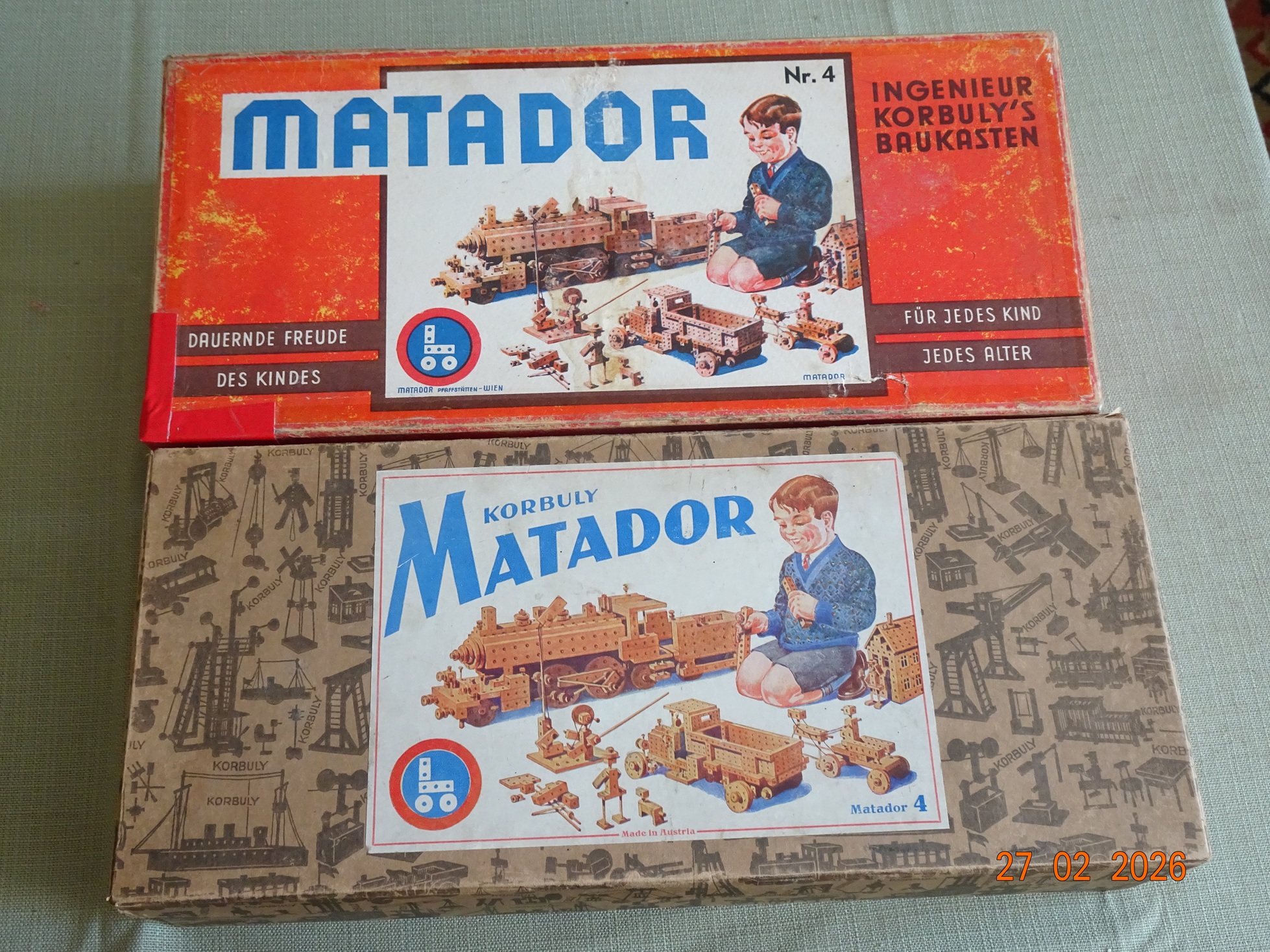 Die 4er-Kästen aus 1928 und 1938