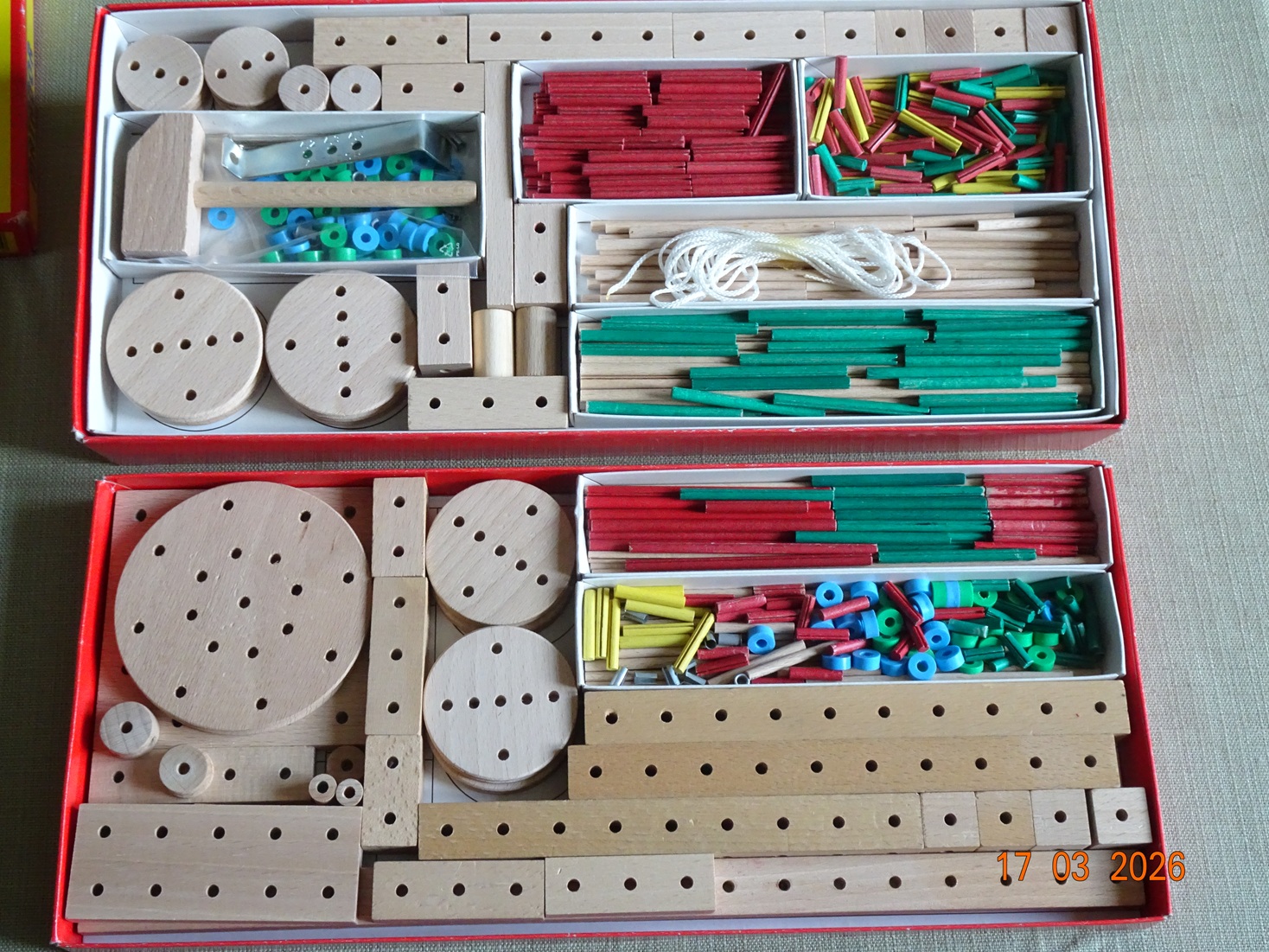 Inhalt der Baukästen