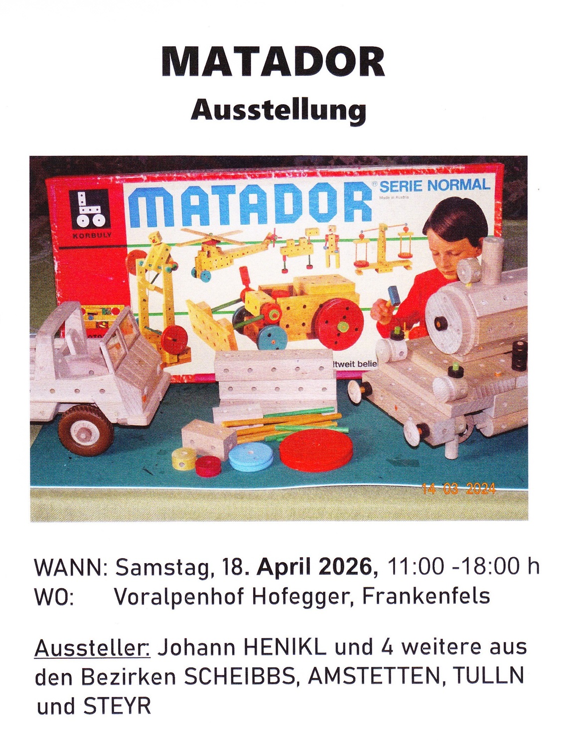 Flyer zur Ausstellung