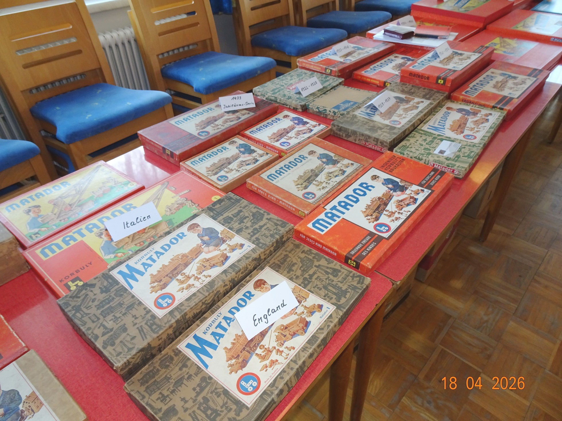 Matadorkästen aus allen Epochen