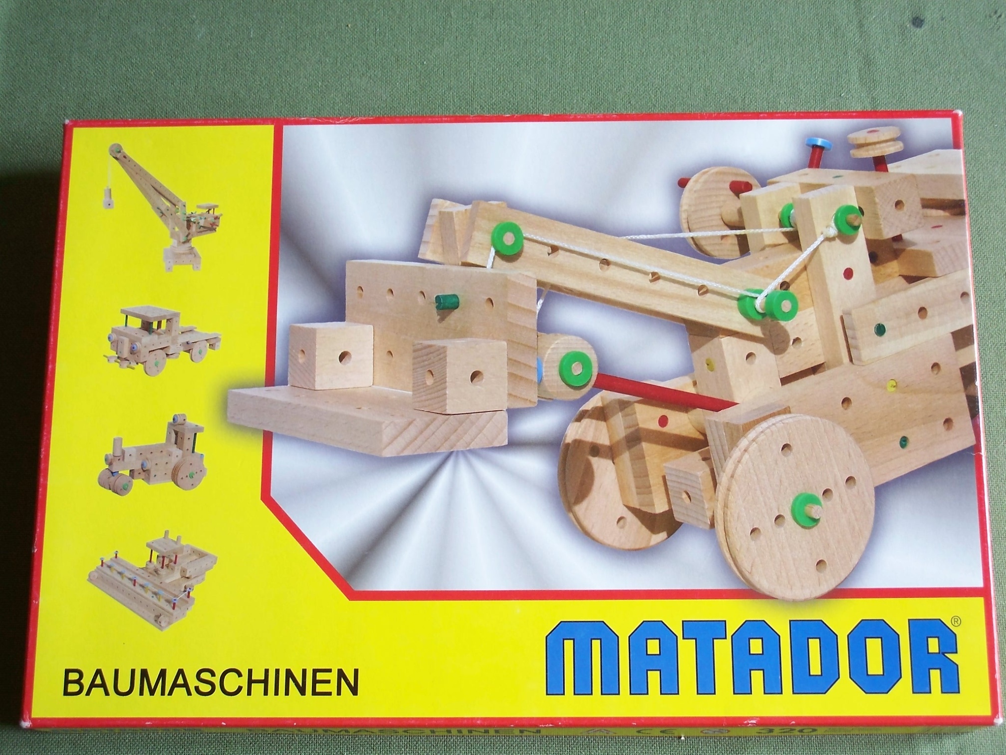 Sonderbaukasten Baumaschinen