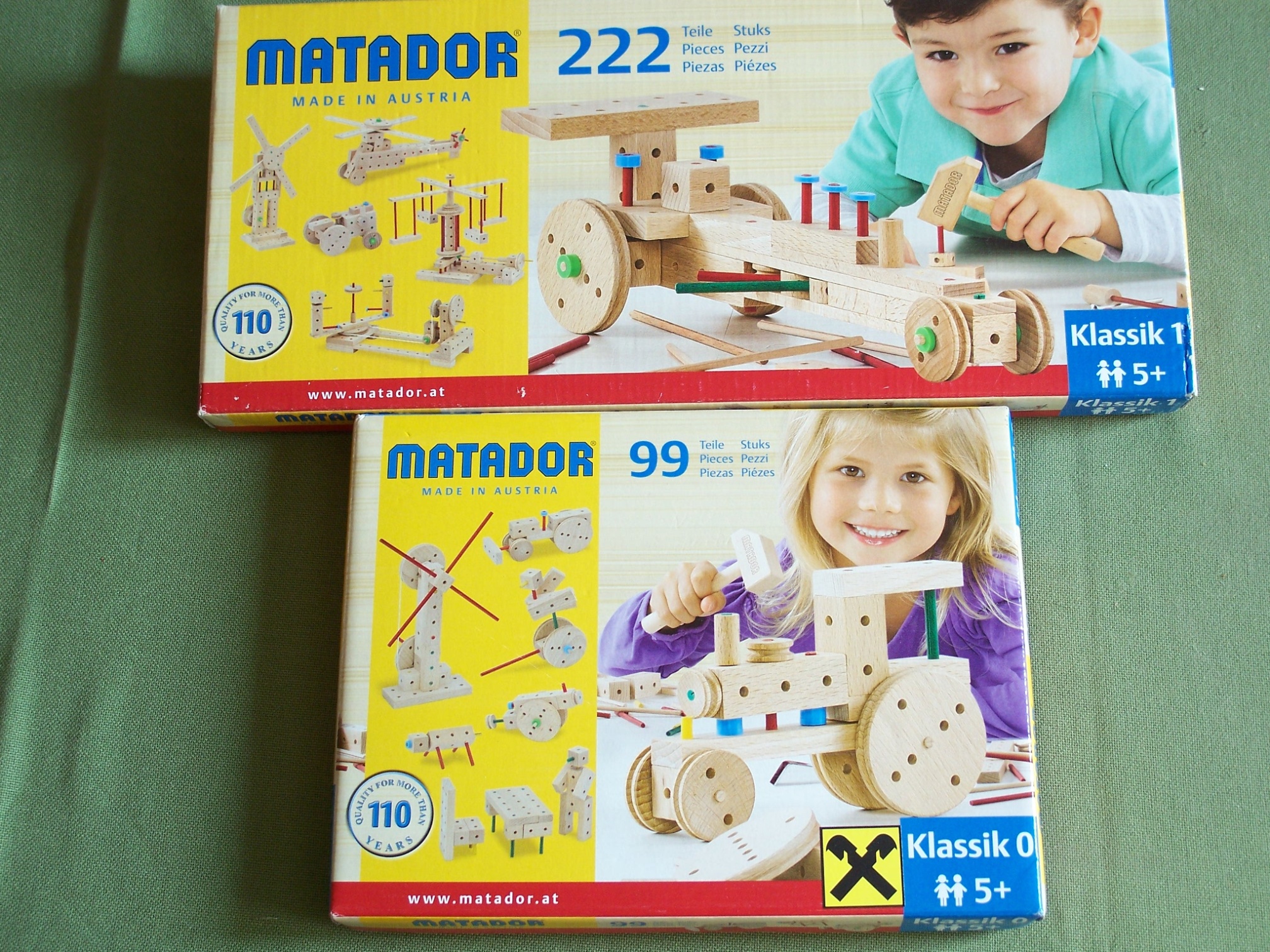 Matador &quot;0&quot; und &quot;1&quot; mit neuem Motiv